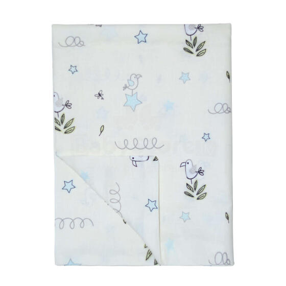 UR Kids Bedding Art.141372 Birds Bērnu virspalags no kokvilnas 120x100cm