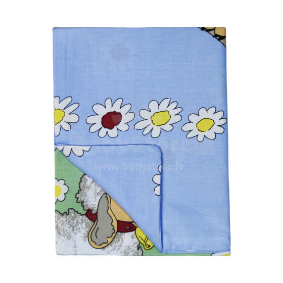 UR Kids Bedding Art.141391 Sheep Blue  Bērnu virspalags no kokvilnas 120x100cm
