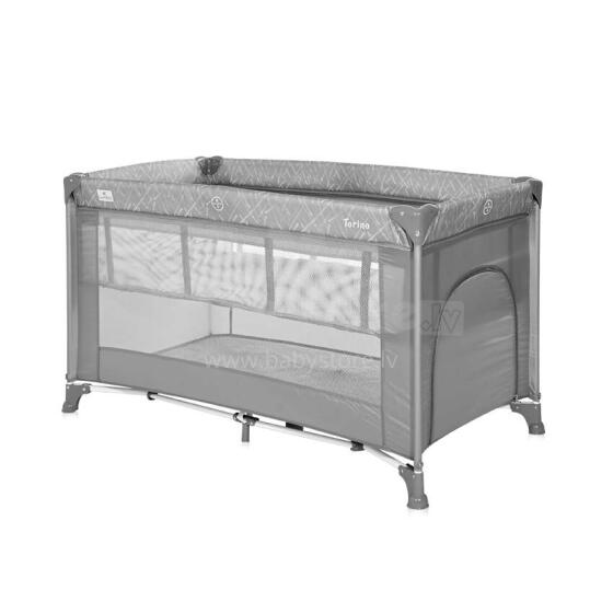 Lorelli  Torino Art.1008046 Grey    Кроватка для путешествий (2 яруса)