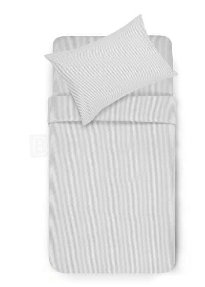 Kids Bedding Set Art.G02454 Classic Stripes Grey  Хлопковое постельное белье  из 3-х частей 100x140 (+5см)