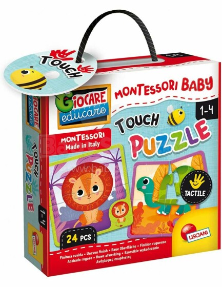 Lisciani Giochi Monstessori Baby Touch Art.92680 Galda spēle Montessori