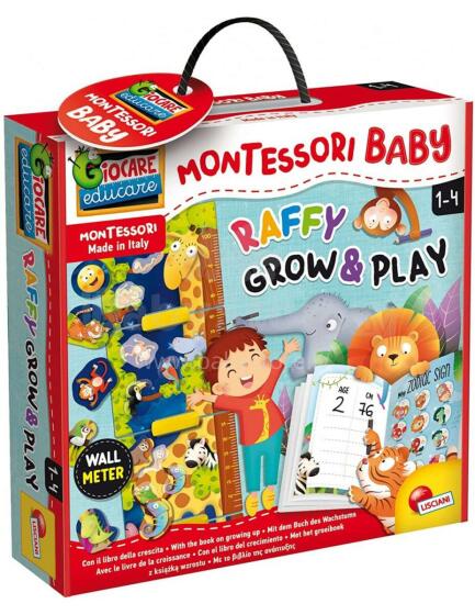 Lisciani Giochi Monstessori Raffy Art.92789 Galda spēle Montessori