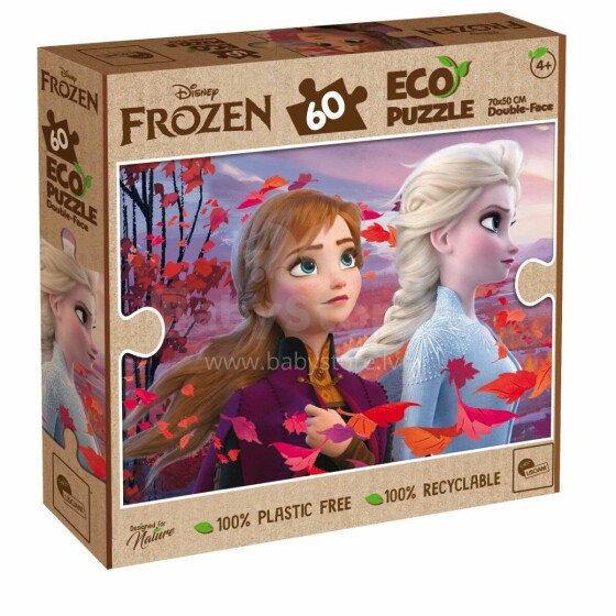 Lisciani Giochi Eco Puzzle Frozen Art.91881  Liela puzle,60 gab