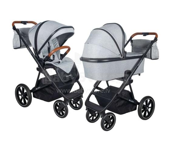 Muuvo Quick 3.0 Art.141658 Grey Lush Bērnu rati(ratiņi) 2 vienā