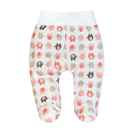 Galatex Pants Art.141671 Детские хлопковые штанишки с широким поясом и следочками