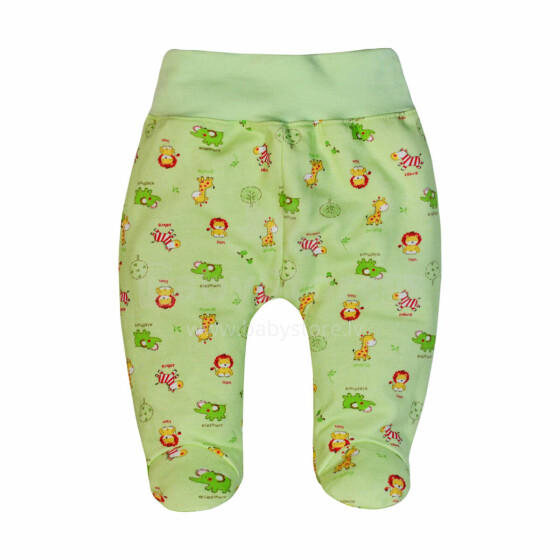 Galatex Pants Art.141672 Детские хлопковые штанишки с широким поясом и следочками