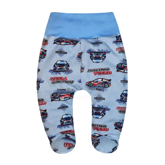 Galatex Pants Art.141673  Детские хлопковые штанишки с широким поясом и следочками