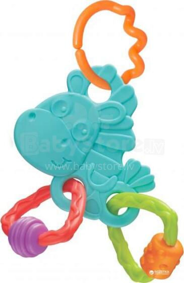 Playgro Activity Teether Art.0186403 Blue  Погремушка-зубогрызка Пони