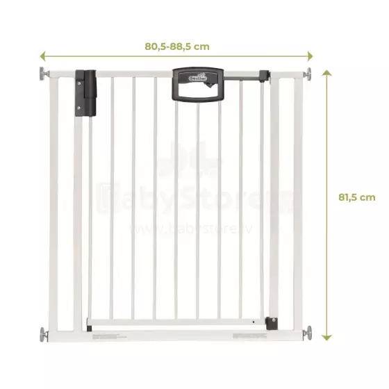 Geuther Metal Easylock Plus Art.4791 drošības vārti