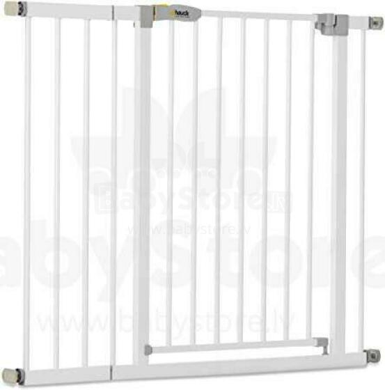 Hauck Safety Gate for Doors and Stairs Open N Stop KD Art.92  White  drošības vārti +papildinājums 21 cm