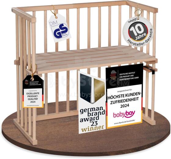 Babybay Mini Cot Art.142058 Wooden baby cradle