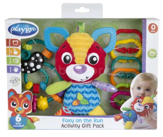 PLAYGRO Foxy on the Run Activity, dāvanu iepakojums, 0187219/0187219167