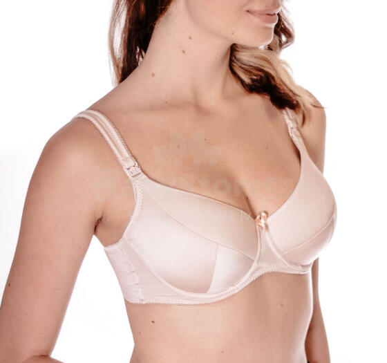 La bebe™ Nursing Bra Hanna Art.142427 Ivory Rose Мягкий бюстгальтер для кормления