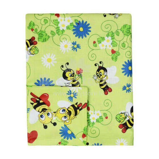 UR Kids Bedding Art.142446 Bee Bērnu virspalags no kokvilnas 135x100cm