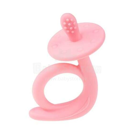 Akuku Silicone Rattle  Art.A0115 Zobu birste-graužamais