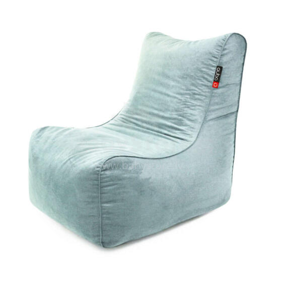 Qubo™ NEW22 BURMA Seafoam VELVET FIT sēžammaiss (pufs)