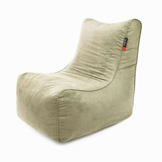 Qubo™ NEW22 BURMA Vanille VELVET FIT sēžammaiss (pufs)