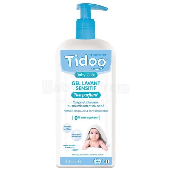 Tidoo Nature Bath Gel Art.142558  Очищающий гель для детей - нежный гель для всех типов кожи, 475мл