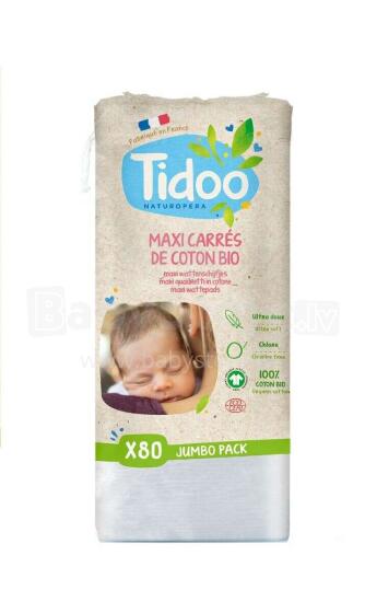 Tidoo Nature Cotton Art.142565 Ватные диски, 80 шт