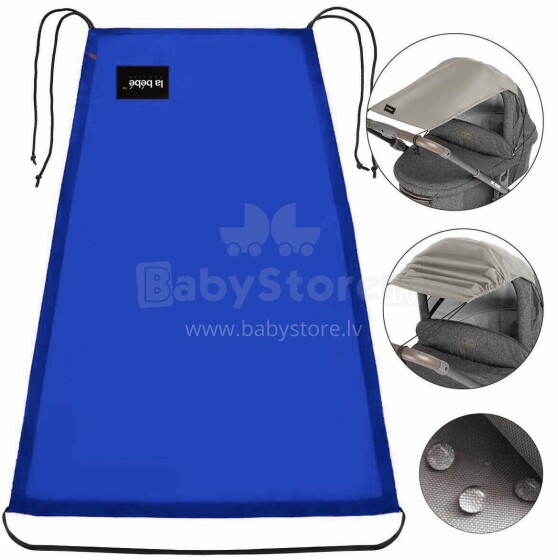 La bebe™ Visor Art.142593 Indigo Universal stroller visor+GIFT mini bag
