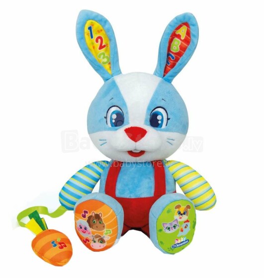 Clementoni Talking Rabbit Oscar Art.50609 Runājoša interaktīvā rotaļlieta Gudrais Zaķis (  LV/EST/RU/LT) (analogs Fisher Price Gudrais Kucēns)