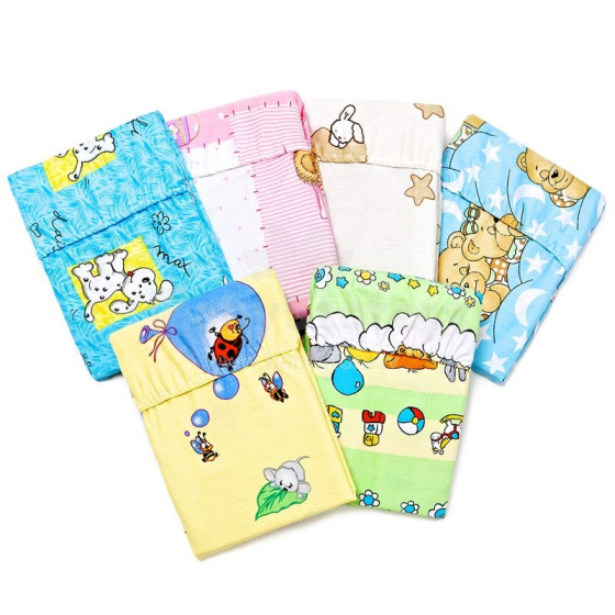 UR Kids Cotton  Art.142650 Простынка хлопковая с резинкой 120x60cм