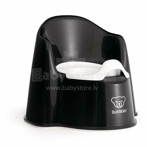 BabyBjorn Potty Chair - Black / White  pott - iste