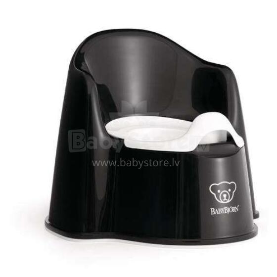 BABYBJÖRN Potty Chair Art.055256 Black/white горшок - сиденье