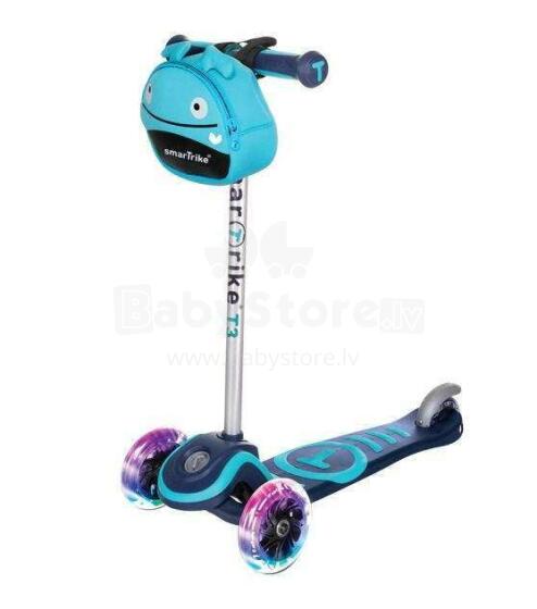 Smart Trike T- Scooter T3 Blue Art.STT3S2000801 Трехколесный самокат
