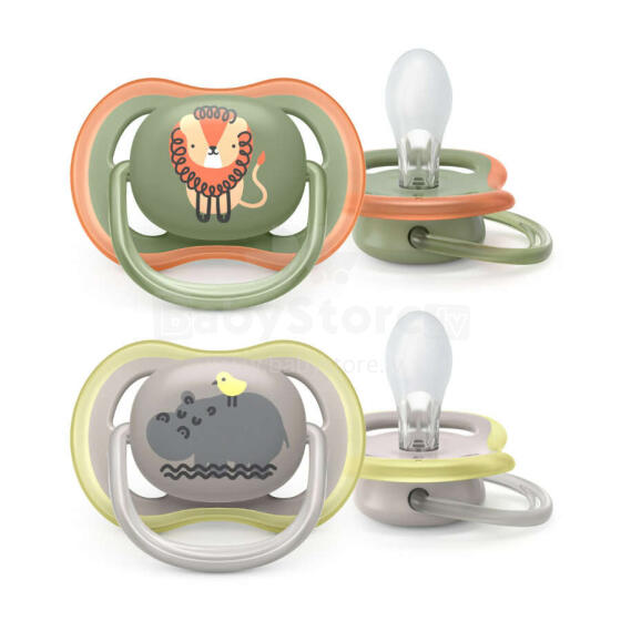 Philips Avent Ultra Air  Art.SCF085/17  Пустышка силиконовая 6-18м, BPA-Free (2 шт.)