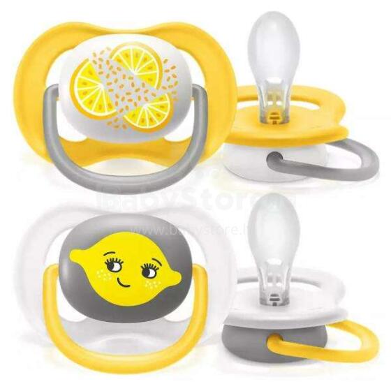 Philips Avent Ultra Air  Art.SCF080/18  Пустышка силиконовая 6-18м, BPA-Free (2 шт.)