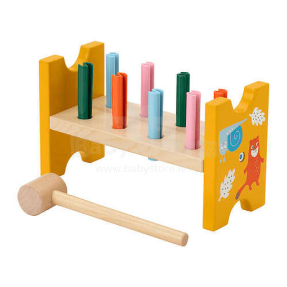 Made in Sweden Uppsta Art.605.138.89  Деревянная развивающая игрушка c молоточком