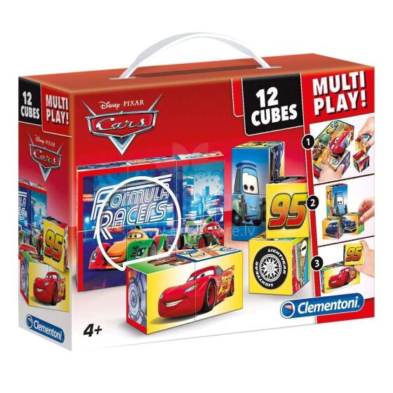 Clementoni Cubes Cars Art.41505 Komplekts ar klučiem Vaģi