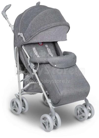 Lionelo Irma Art.142837 Grey/Dark Grey   Детская Спортивная коляска - трость