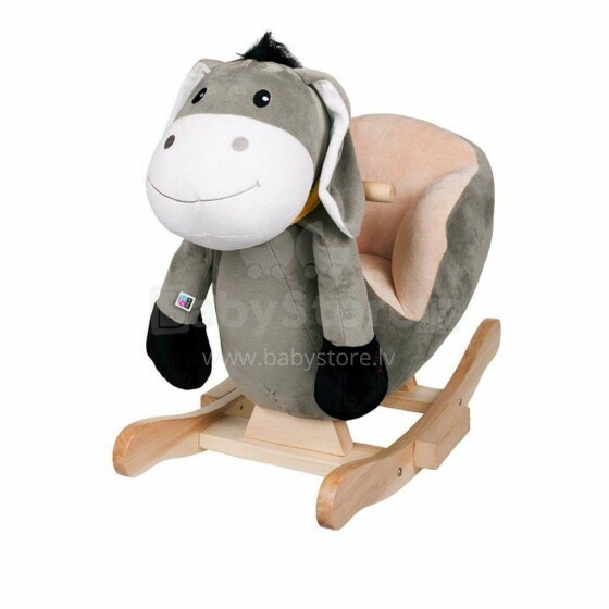 Caretero Rocking Donkey Chair Art.142931 Mīksts šūpuļzirdziņš ar muguriņas atbalstu (Šupuļzirgs)