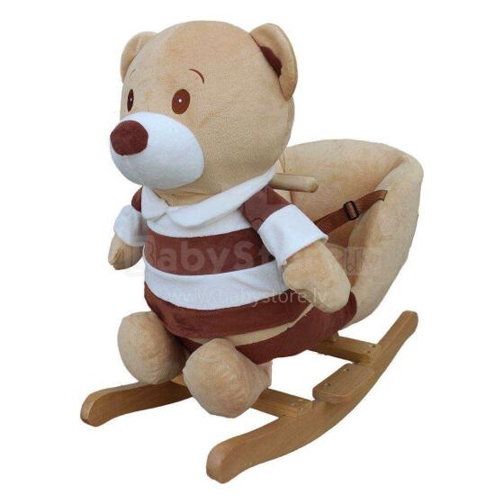Caretero Rocking Bear Chair Art.142933 Мягкое кресло-качалка с поддержкой спинки