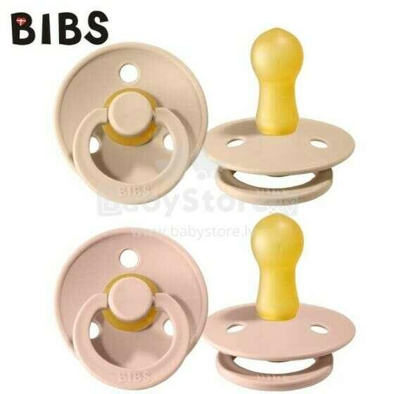 Bibs Colour Art.143044 Blush Night/ Vanilla Night Soothers 0-6 m., 100% natural