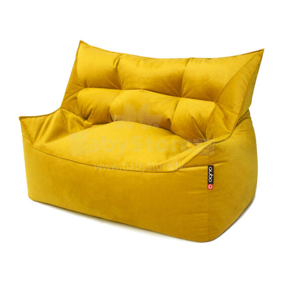 Qubo™ Chillinn Velvet Fit Apricot Art.143075 sēžammaiss (pufs)