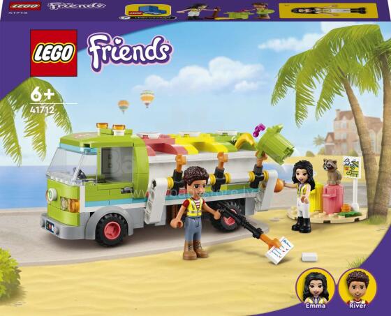 41712 LEGO® Friends Pārstrādes kravas auto