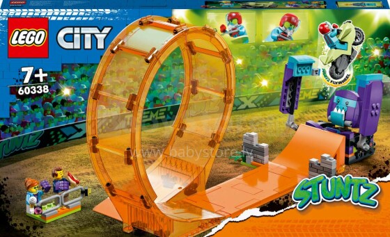 60338 LEGO® City Stunt Satriecošās šimpanzes triku cilpa