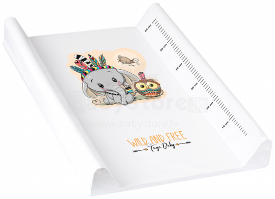 Tega Baby Changing Mat Art.DZ-009-103 Elephant Pārtinamais matracis ar stingro pamatni (70x50cm)