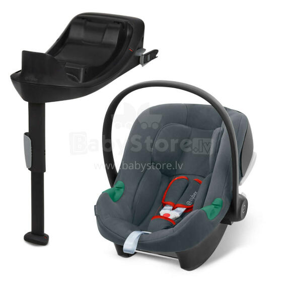 Cybex Aton B2 I-Size  Art.521004435 Steel Grey  Zīdaiņu autokrēsliņš+bāze One  (0-13 kg)