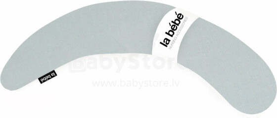 La Bebe™ Moon Maternity Pillow  Art.143514 Pilka Didelė pagalvė nėščiosioms su atminties putomis (ypač minkšta ir tyli, prisitaikančia prie kūno) 195 cm