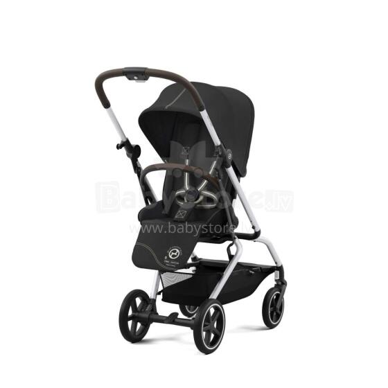 Cybex Eezy S Twist+2 buggy Moon Black, silver frame