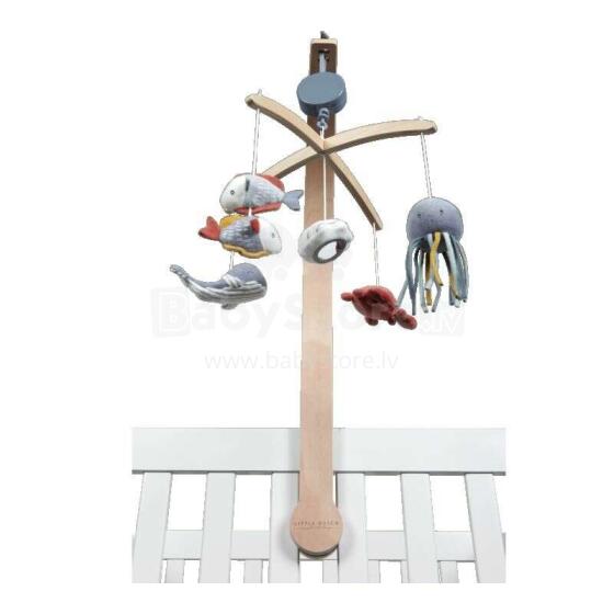 Little Dutch Wooden Musicale Mobile Art.4843 Ocean Музыкальная карусель на кроватку