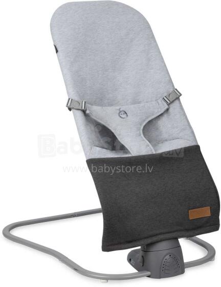 Momi Bess Art.BULE00024 Grey   Эргономичное кресло - шезлонг для малышей cо звуковыми эффектами