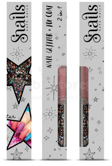 Snails Nail Glitter 2 in 1  Art.143720 Magic Dust Multicolor    Блёстки для ногтей 2 в 1  ,6.5гр