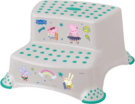 Lorelli Double Step Stool Piggy Art.143806 Comic Grey  Paliktnis kājām