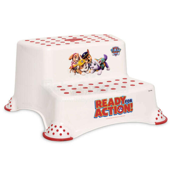 Lorelli Double Step Stool Art.143809 Dogs White  Paliktnis kājām