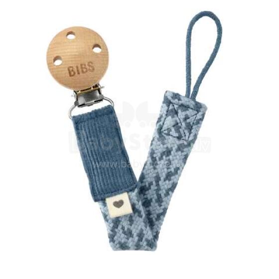 Bibs Pacifier Clip Art.143844 Baby Blue Māneklīša ķēde (Knupja turētājs) ar klipsi